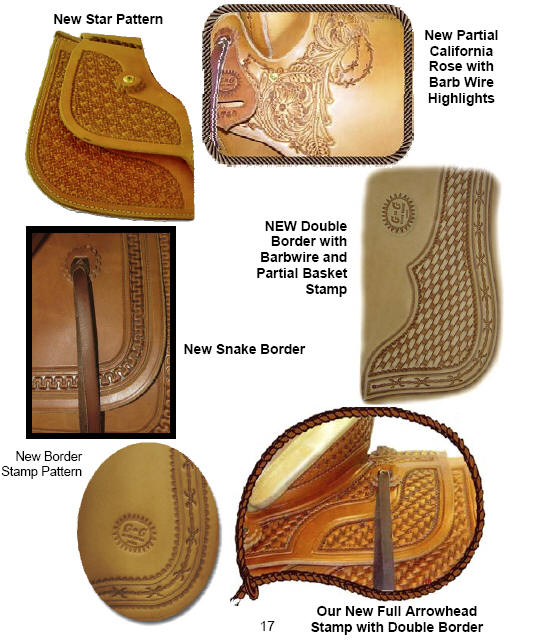 Saddle tooling patterns